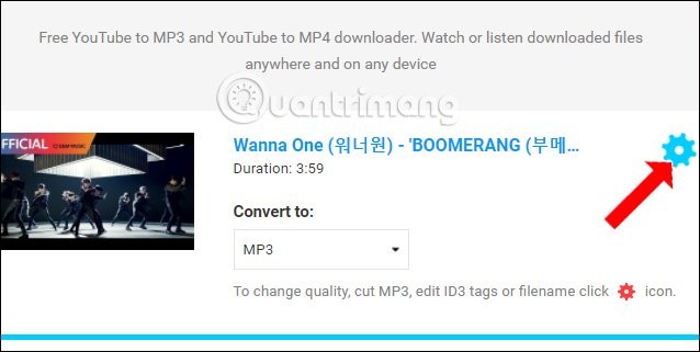 Trang web tải mp3 từ youtube 10 Convert