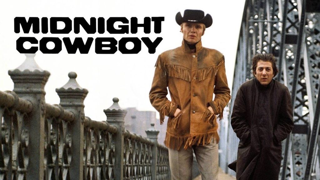 Hình tượng hai nhân vật chính do Jon Voight và Dustin Hoffman thủ vai trong bộ phim Midnight Cowboy