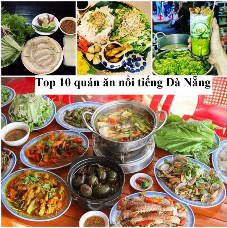 Top 10 quán ăn nổi tiếng Đà Nẵng
